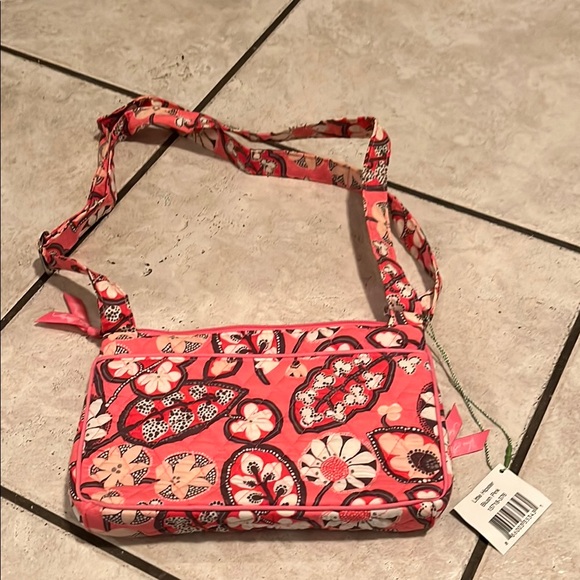 Vera Bradley Pink Floral Crossbody Bag - Picture 2 of 3
